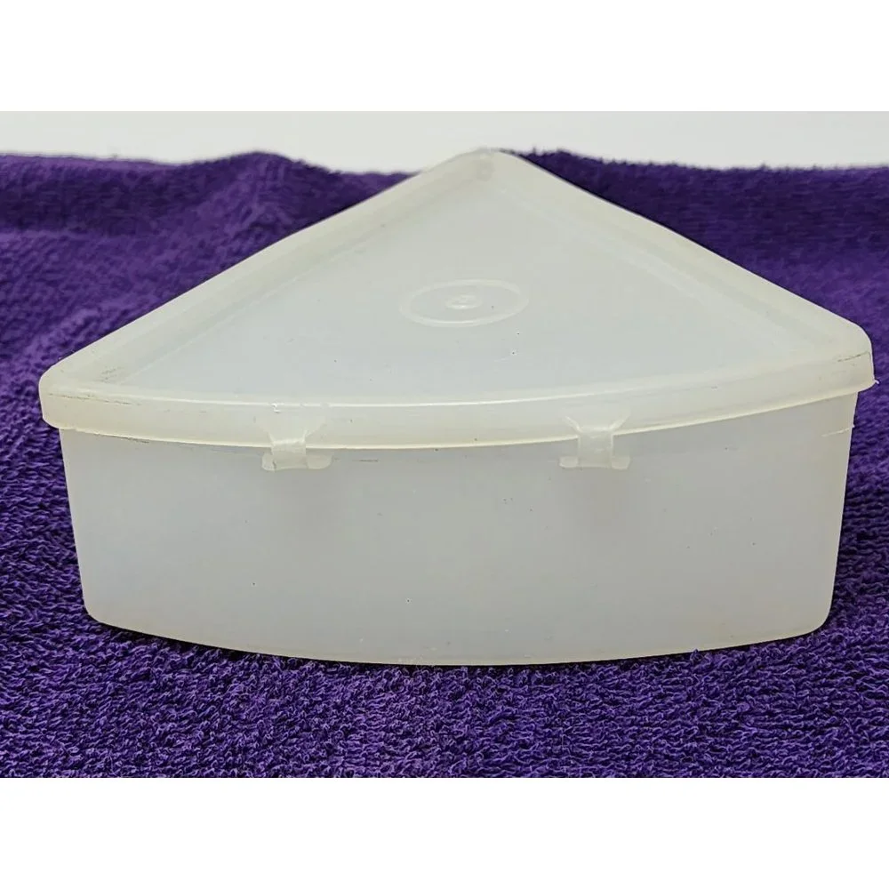 Vintage‎ Admiration Made In USA Slice Of Pie Container Hinged Lid